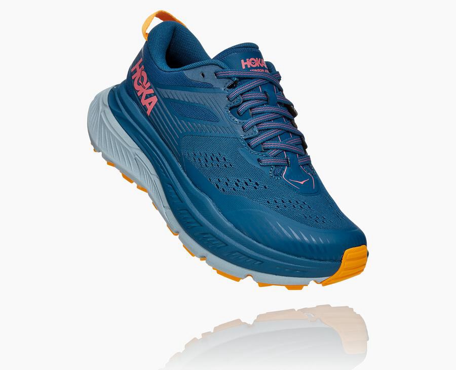 Hoka One One Trail Schoenen Dames - Stinson Atr 6 - Blauw - RV5167230